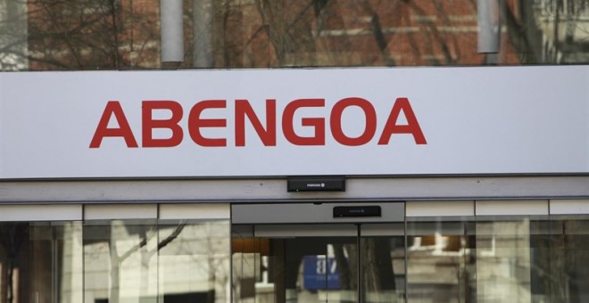 Detalle de las oficinas de Abengoa en Madrid. E.P.