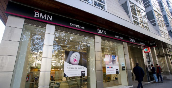Una oficina de Banco Mare Nostrum (BMN).