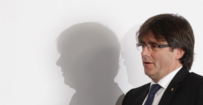 El presidente de la Generalitat de Catalunya, Carles Puigdemont. EFE/Juan Carlos Hidalgo