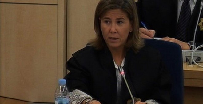 La fiscal Anticorrupción Concepción Sabadell, en un momento del juicio por el caso Gürtel