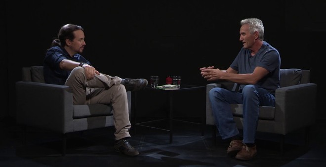 Pablo Iglesias entrevista a Diego Cañamero, en 'Otra Vuelta de Tuerka'