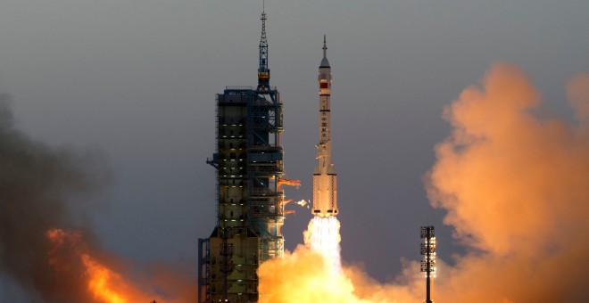 La nave 'Shenzhou-11' ha despegado desde el Centro de Lanzamiento de Satélites de Jiuquan. /EFE