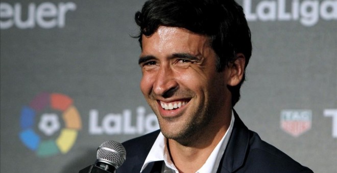Raúl González se dedica a promocionar la Liga en EEUU.
