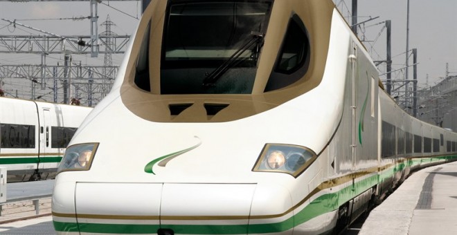 Tren que Talgo suministrará para el AVE a La Meca- Medina. / EUROPA PRESS