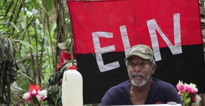 Fotograma de video publicado por Occidente Rebelde el 18 de agosto de 2016, del excongresista secuestrado por el ELN, Odín Sánchez. EFE