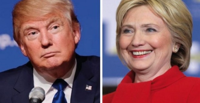 Los dos candidatos a la Presidencia de Estados Unidos, el republicano Donald Trump y la demócrata Hillary Clinton. / EUROPA PRESS