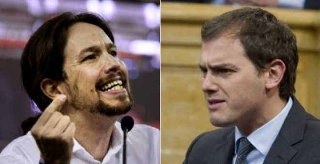 Pablo Iglesias y Albert Rivera.