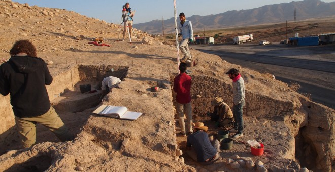 Imagen de la excavación en Bassetki, al norte de Irak. Universidad de Tubinga