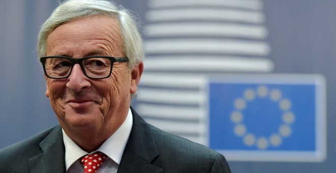 El presidente dela Comisión Europea, Jean-Claude Juncker, a su llegada a Bruselas. REUTERS/Eric Vidal