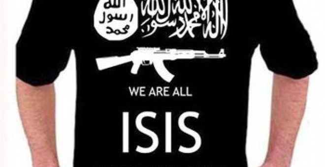 Camiseta de apología del ISIS.