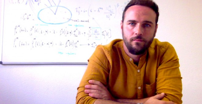 Jesús Gómez, del departamento de Física Estadística de Sistemas Complejos de la universidad de Zaragoza.