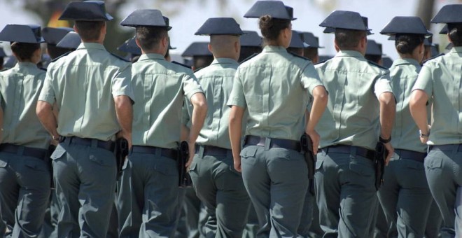 En la Guardia Civil el número de mujeres representa el 6% en toda España. / EFE