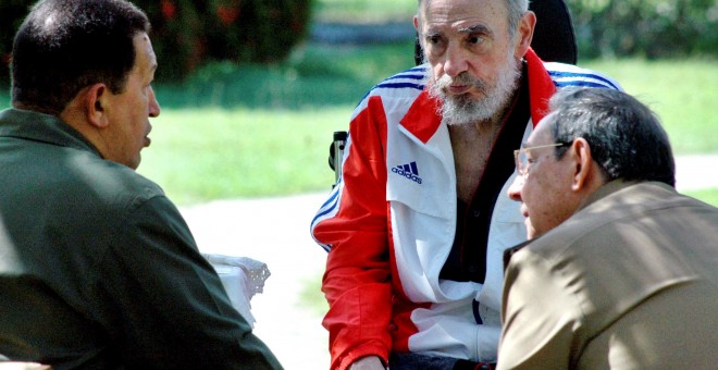 Fidel Castro encontró en el venezolano Hugo Chávez un fiel aliado y un amigo. /REUTERS
