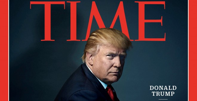 Portada de la revista 'Time', que otorga a Donald Trump el título de 'Personaje del año'.