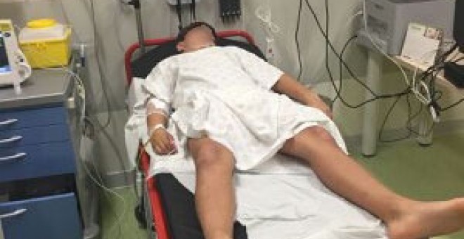 El menor de 11 años en el hospital tras escapar por el tejado del centro de menores de Vigo / JUAN OLIVER