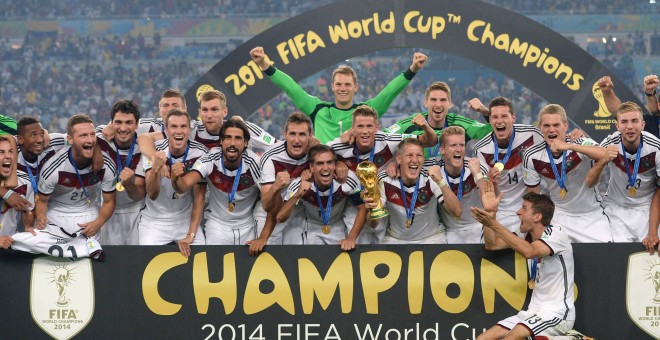 Alemania, campeona del mundo en Brasil 2014.