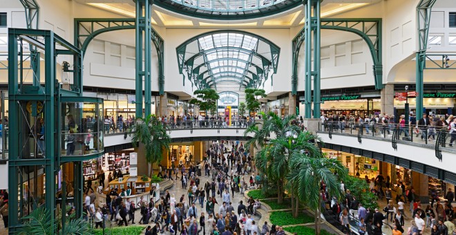 Este es el gran centro comercial en Oberhausen en el que planeaban atentar los detenidos.