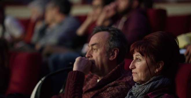 Espectadores en una sala de cine, en una imagen de archivo. EP