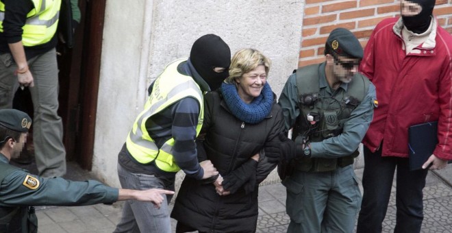 La abogada vasca Arantza Zulueta fue encarcelada en Puerto III (Cádiz) en enero de 2014. Archivo EFE