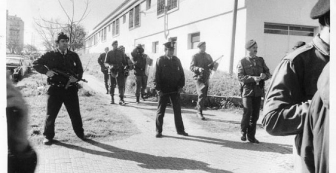 Policías uruguayos en una imagen de archivo.