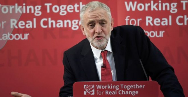 El lider de la oposición, el británico laborista Jeremy Corbyn. REUTERS/Toby Melville