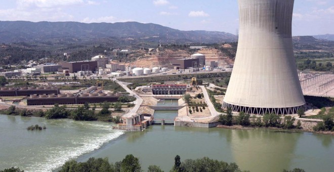 La central nuclear d'Ascó.