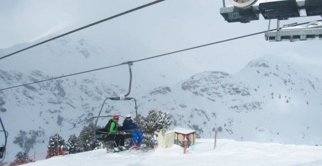 L'estació d'esquí de Vall de Núria. VALL DE NÚRIA