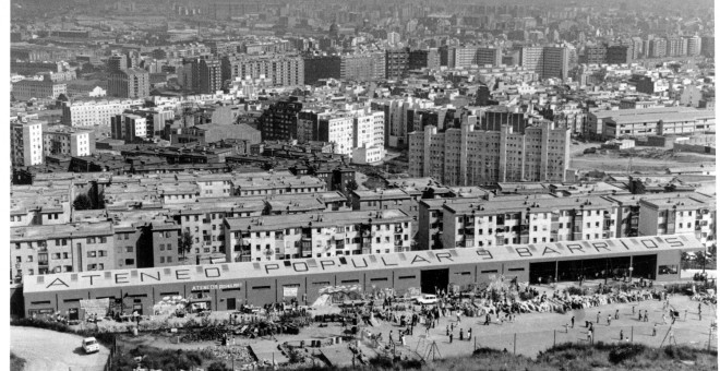 Panoràmica de l'Ateneu poc després de la seva recuperació. ATENEU 9 BARRIS