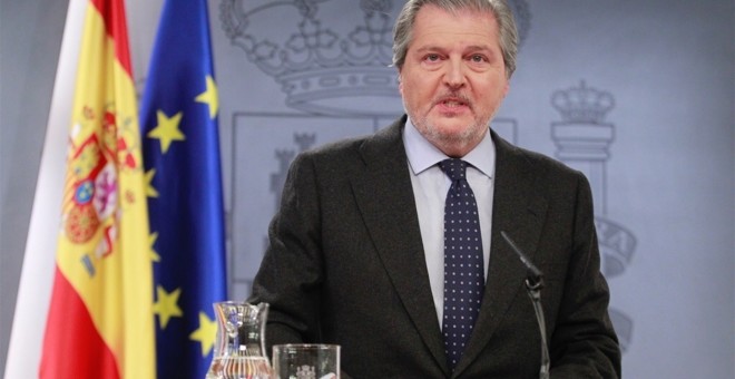 Rueda de prensa de Iñigo Méndez de Vigo tras el Consejo de Ministros/ EUROPA PRESS