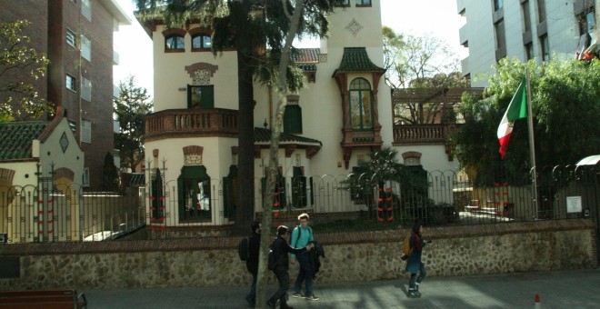 El consolat de Mèxic, al passeig de la Bonanova. POL·LEN EDICIONS