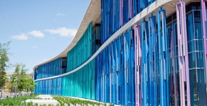 Edificio de la Expo del agua, en Zaragoza. / FOTO: camaracuentasaragon.es