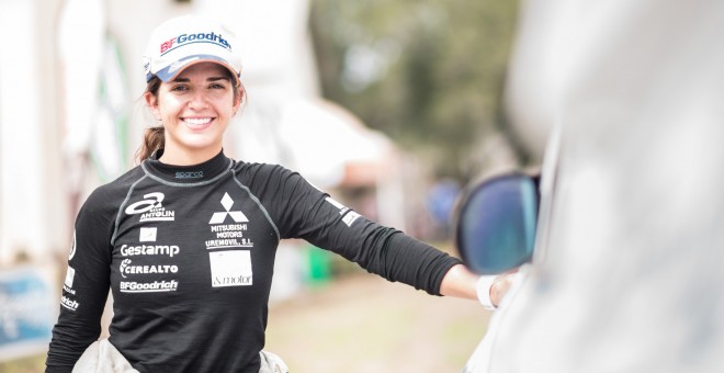 La piloto de Dakar Cristina Gutiérrez.