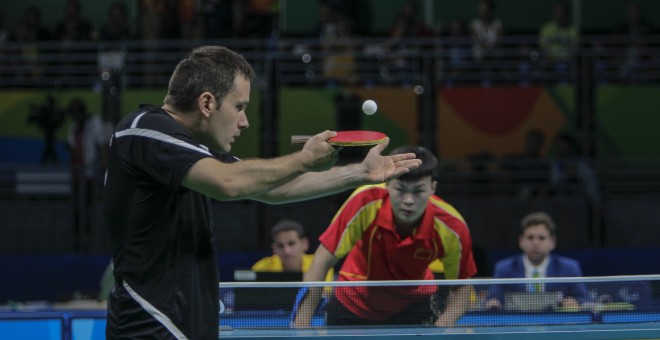 Jordi Morales, durant el partit per la medalla de bronze a Rio que va acabar perdent / Comitè Olímpic Espanyol.