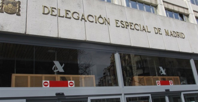Oficina de la Agencia Tributaria en Madrid. E.P.