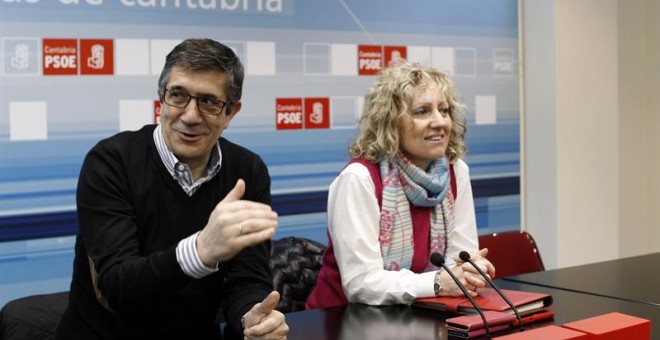 Patxi López en un acto hoy en Cantabria / EFE