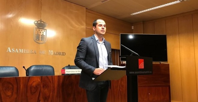 El portavoz de Ciudadanos en la Asamblea de Madrid, Ignacio Aguado.CIUDADANOS