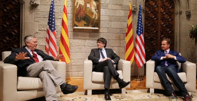 Reunió del president de Generalitat amb congressistes dels EUA