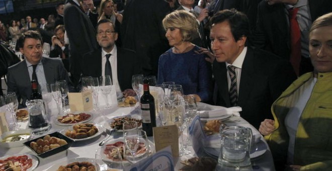 Imagen de archivo de Ignacio González con Mariano Rajoy, Esperanza Aguirre, Carlos Floriano y Cristina Cifuentes / EFE