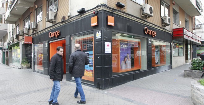Una tienda de Orange en Madrid. E.P.