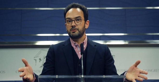 El portavoz del PSOE en el Congreso, Antonio Hernando.- EFE