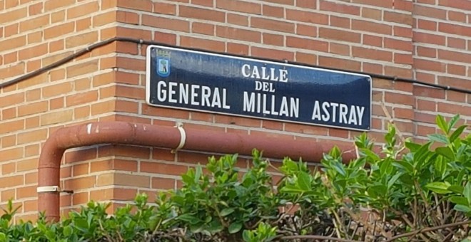 Calle del General Millán Astray, una de las que serán sustituidas /EUROPA PRESS
