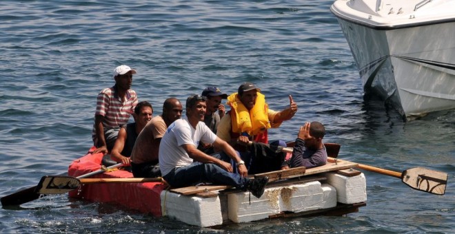 Balseros cubanos. REUTERS