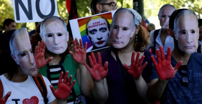 Imagen de archivo de una manifestación en Rusia por los derechos LGTB / REUTERS