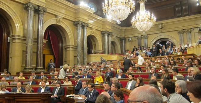 El ple del Parlament. EUROPA PRESS