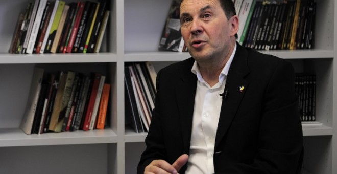 Arnaldo Otegi, secretario general de Sortu. ANDER GILLENEA/AFP