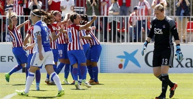 El Atlético de Madrid se proclama campeón de Liga Ibedrola por primera vez en su historia./EUROPA PRESS