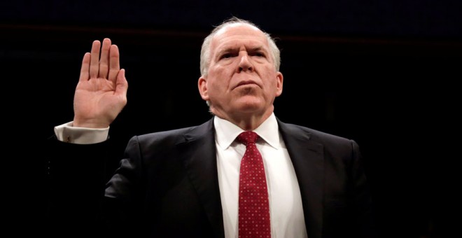 El exdirector de la CIA John Brennan, antes de su comparecencia este martes. REUTERS/Kevin Lamarque