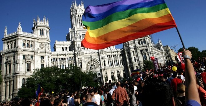 Imagen de la manifestación del años pasado del Orgullo Gay. EFE