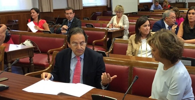 Aznar y Vindel en la comisión de investigación de financiación de partidos /EUROPA PRESS (Senado)