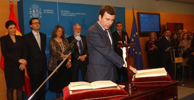 Pablo Saavedra Inaraja, cuando tomó posesión como director general de Sostenibilidad de la Costa y del Mar.